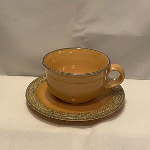 Vintage 80s Pfaltsgraff American M.a.f.a Style Teacup and Saucer Set